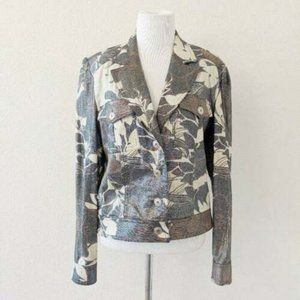 Joseph Ribkoff Shimmer Linen Blend Blazer Size 10
